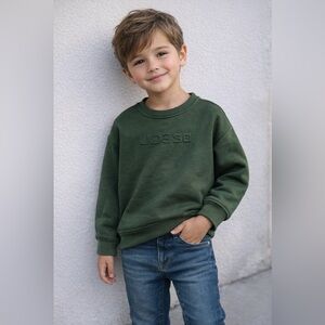 Joe’s 2-Piece Kids Set – Green Sweatshirt & Jeans